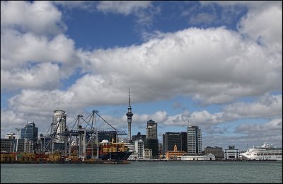Auckland City from the Waitemata Harbour