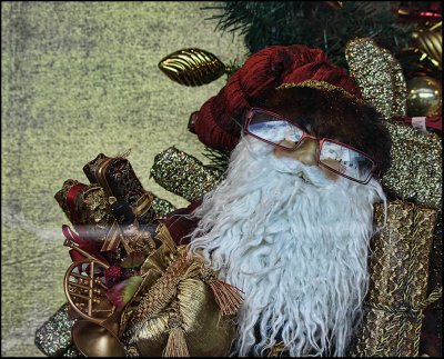 Santa in specs