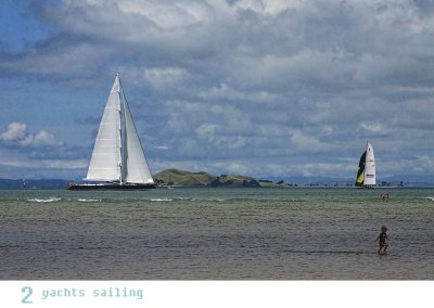2 Yachts sailing