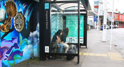 Kiwiana Art and Bus stop