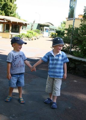 Cousins at the Zoo