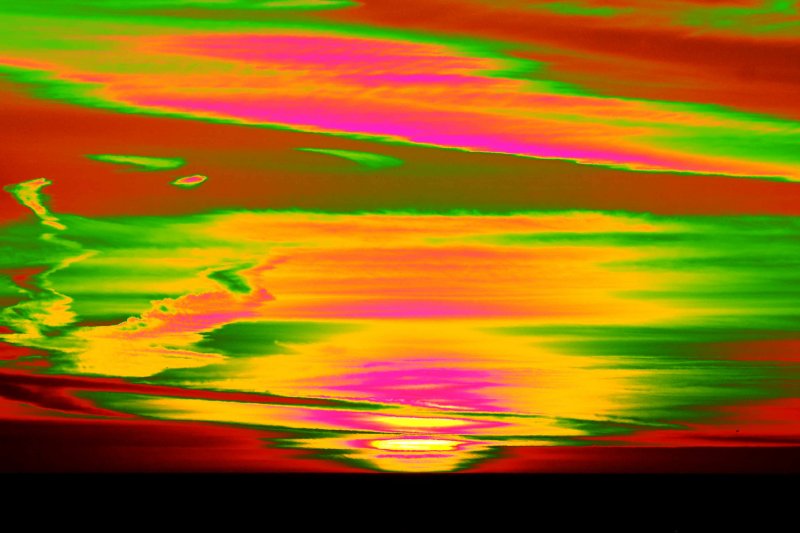 electric sunset