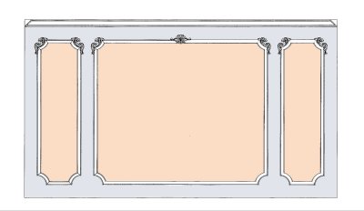 Wandgestaltungsbeispiel