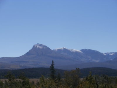 Fresh Snow On Mountains