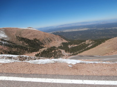 The Drive Up To Pikes Peak