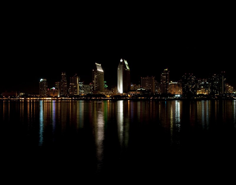 After Dark San Diego Skyline.
