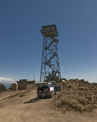 High Point Lookout Tower on Palomar Mountian