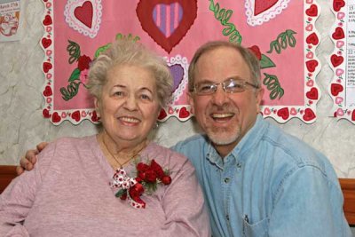 My Mother & I on Valentine's 2009