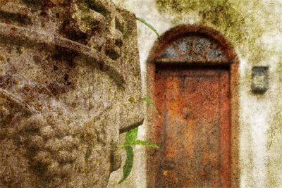 Crockery & Old Door