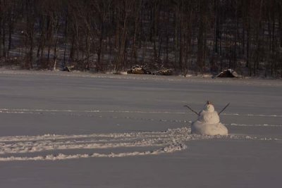 Marsh Creek Lake Snowman