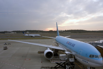 Narita Airport Sunset