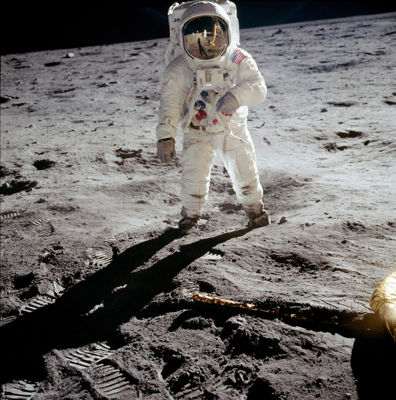 Neil Armstrong /b.1930/: Edwin Buzz Aldrin, The Second man on the Moon, 1969