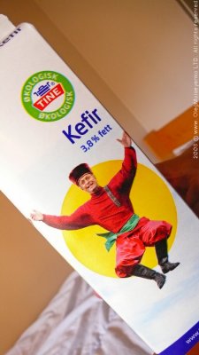 Kefir with Dancing Cossack on the Label, Trondheim