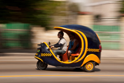 coco taxi in motion