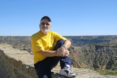 Bill on canyon rim