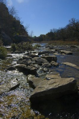 Big rocks in Paluxy River