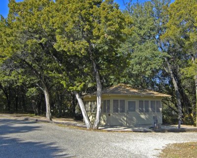 Screen Shelter at Cleburne State Park