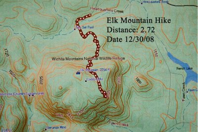 Elk Mountain Hike Map