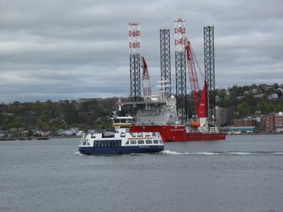 Busy harbour