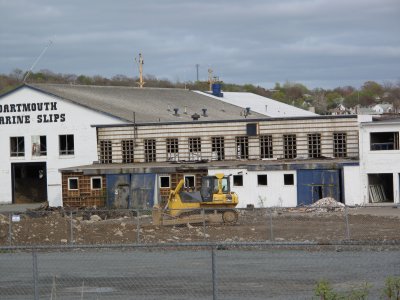 Disappearing building