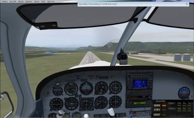 Coming in to Salzburg, runway 16