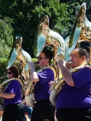 three tubas