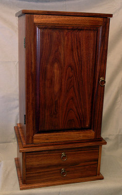 Cabinet with drawer section