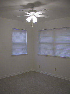 Master bedroom windows