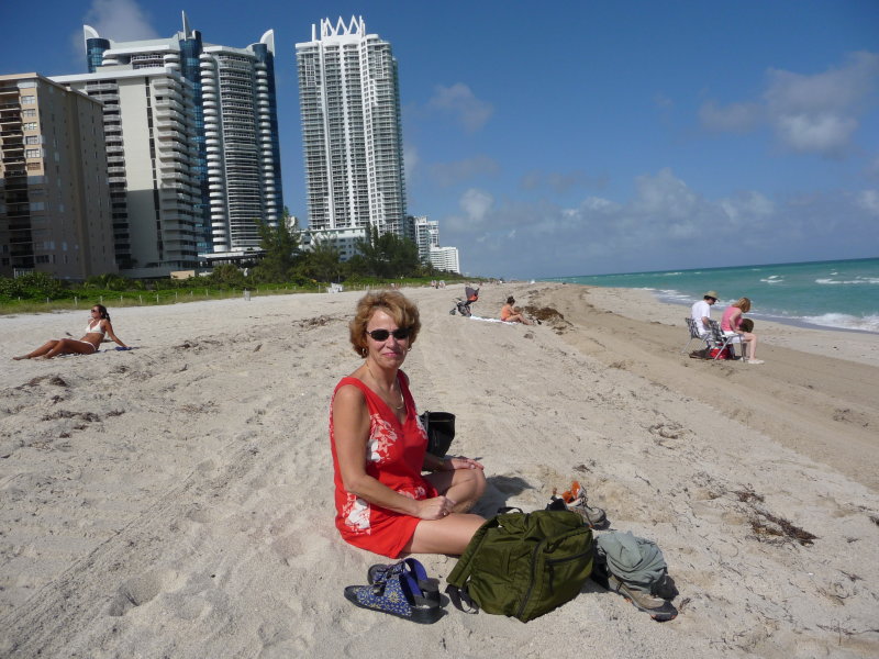 Super Model on Miami Beach