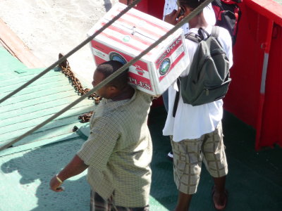 Unloading De Ferry