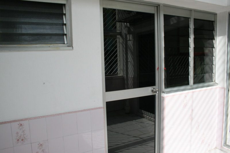 Before: Kitchen from patio