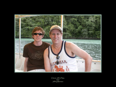 Chris and Jeff in Palau