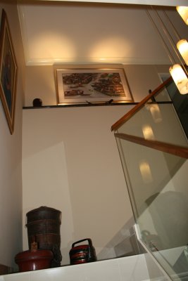After: Heading up stairs