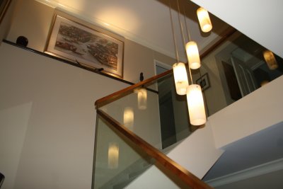 After: Heading up stairs