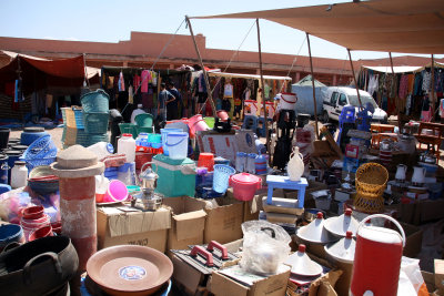In a rural market near Marrakech
