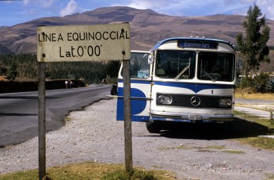 Crossing the equator