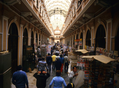 Lima. Shopping arcade