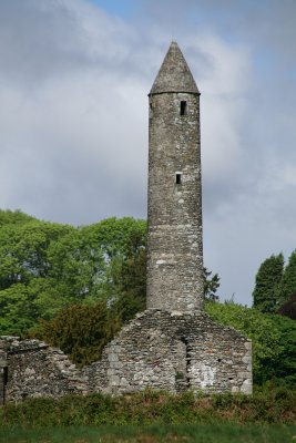 Glendalough. The Bell Tower (built 1066)
