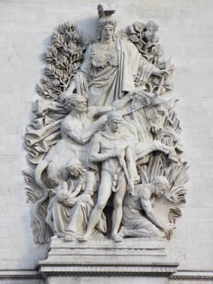 Detail of Arc de Triomphe