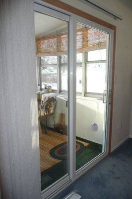 The new patio door