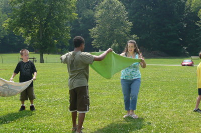 Water balloon volleyball