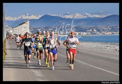 Marathon Nice Cannes 2008 - running