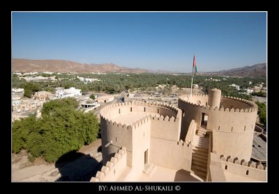 Rustaq Fort View on Town