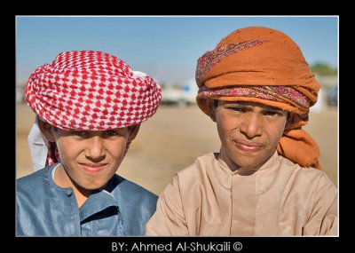 Kids at Bedia camel race