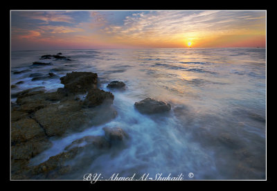 Sunrise at Mahoot Beach - HDR