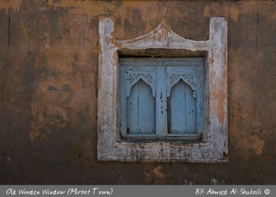 Old Wooden Window in Mirbat