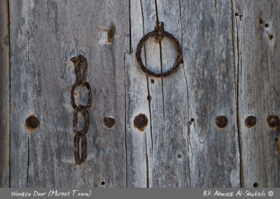 Old Wooden Door in Mirbat