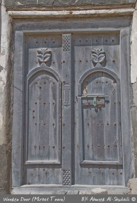 Old Wooden Door in Mirbat