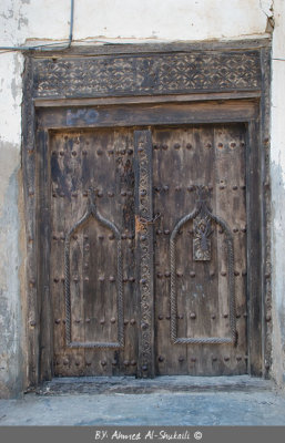 Old Wooden Door in Mirbat