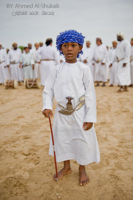 Omani Boy with traditional custom